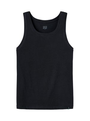 Schiesser - Long Life Soft - Shirt 0/0 - zwartblauw, Maat:M