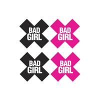 Tepelpads Peekaboo Bad Girl Één maat