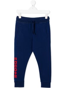 DSQUARED2 KIDS pantalon de jogging à logo - Bleu