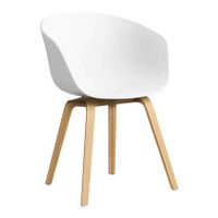 "HAY About a Chair AAC22 Stoel - Oak - White "