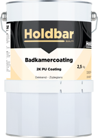 Holdbar Badkamercoating Zwart (RAL 9005) 2,5 kg - thumbnail