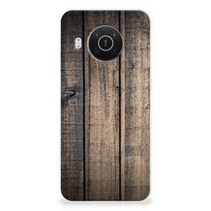 Nokia X10 | X20 Bumper Hoesje Steigerhout