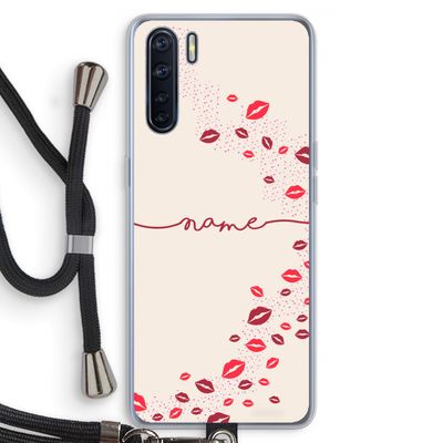 Kusjes: Oppo A91 Transparant Hoesje met koord