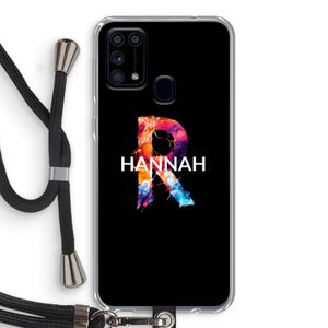 Abstract Spectrum: Samsung Galaxy M31 Transparant Hoesje met koord