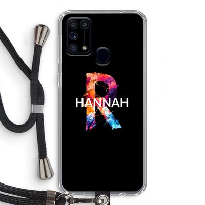 Abstract Spectrum: Samsung Galaxy M31 Transparant Hoesje met koord