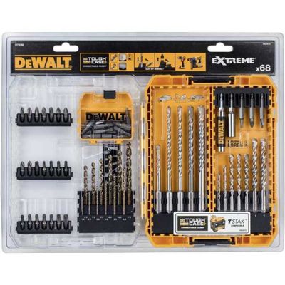 DEWALT DT70760-QZ EXTREME Boor- en bitset, 68-delig