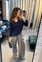 Les Tricots de Lea trui Monjakoe 37049 marine