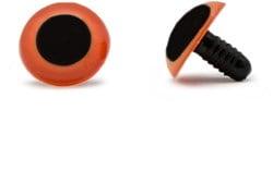 Veiligheidsogen Oranje 20mm per paar