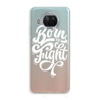 Born to Fight: Xiaomi Mi 10T Lite 5G Transparant Hoesje Born to Fight: Xiaomi Mi 10T Lite 5G Transparant Hoesje
