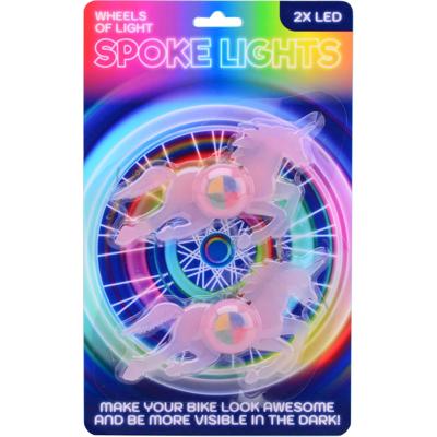 Johntoy Unicorn led spaakverlichting 2 stuks paard multi color