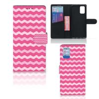 Samsung Galaxy A02s | M02s | Telefoon Hoesje | Waves Pink