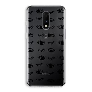 Eye pattern #2: OnePlus 7 Transparant Hoesje