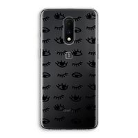 Eye pattern #2: OnePlus 7 Transparant Hoesje
