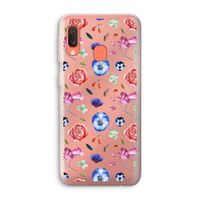Bloemetjes: Samsung Galaxy A20e Transparant Hoesje