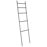 Handdoekhouder Ladder Sapho Debut 186 cm Zwart Mat Handdoekhouder Ladder Sapho Debut 186 cm Zwart Mat