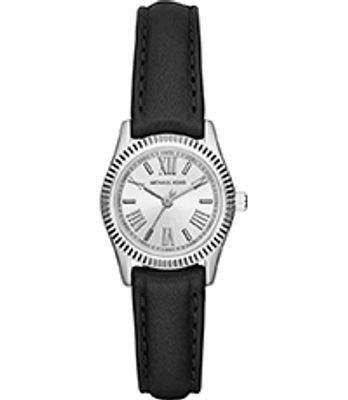 Horlogeband Michael Kors MK2538 Leder Zwart 14mm