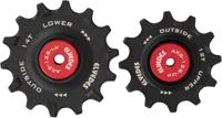 Elvedes set derailleurwieltjes 12t+14t keramisch