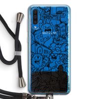 Vexx Black City : Samsung Galaxy A50 Transparant Hoesje met koord