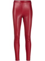 Michael Michael Kors legging à effet cuir - Rouge