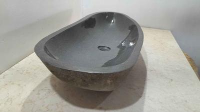 Flusstein Waschbecken RXXL231107, 82x35x15 cm