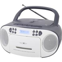 Reflexion RCR2260DAB/GR Radio/CD-speler DAB+, DAB, VHF (FM) AUX, CD, Cassette, USB Wit, Grijs - thumbnail