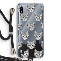 Kitten: Samsung Galaxy A10 Transparant Hoesje met koord