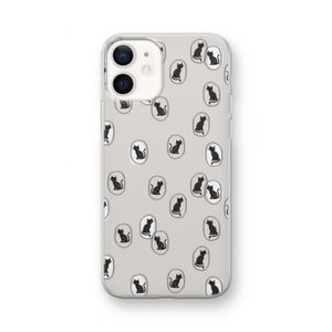 Miauw: iPhone 12 mini Transparant Hoesje