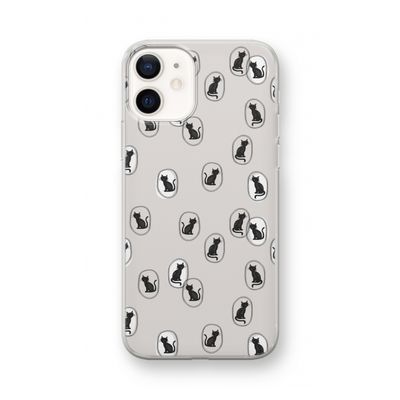 Miauw: iPhone 12 mini Transparant Hoesje