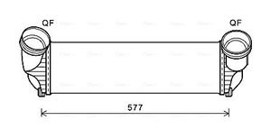 Intercooler, inlaatluchtkoeler BWA4543