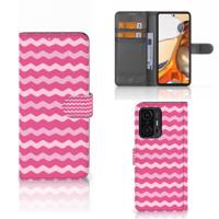 Xiaomi 11T | 11T Pro | Telefoon Hoesje | Waves Pink