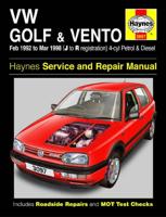 Haynes Werkplaatshandboek VW Golf & Vento benzine & Diesel (Feb 92 - Mar 98) J to R 3097