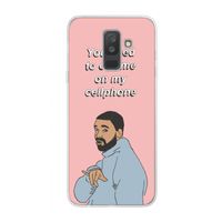 Hotline bling: Samsung Galaxy A6 Plus (2018) Transparant Hoesje
