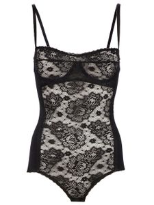 Golden Goose body en dentelle - Noir