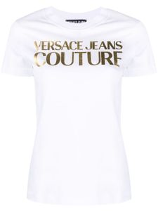 Versace Jeans Couture t-shirt en coton à logo imprimé - Blanc