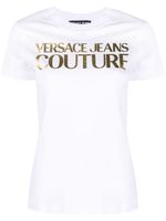 Versace Jeans Couture t-shirt en coton à logo imprimé - Blanc - thumbnail