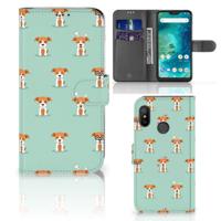 Xiaomi Mi A2 Lite | Telefoonhoesje | Met pasjeshouder | Pups