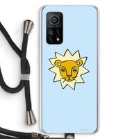 Kleine leeuw: Xiaomi Mi 10T 5G Transparant Hoesje met koord