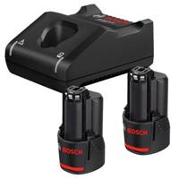 Bosch accu startset gba 12v 3.0ah accu&apos;s+lader