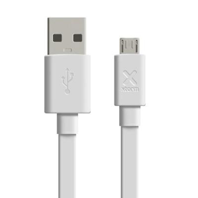 Xtorm Flat USB to Micro USB cable (3m) White