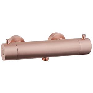Wiesbaden Caral Cool Touch Thermostatische Douchemengkraan - Geborsteld Koper