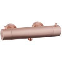 Wiesbaden Caral Cool Touch Thermostatische Douchemengkraan - Geborsteld Koper