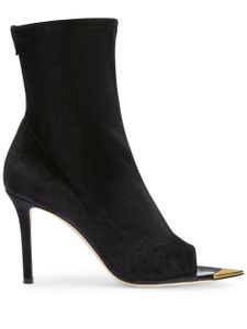 Giuseppe Zanotti bottines Intriigo 105 mm en velours - Noir