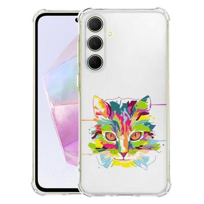 Samsung Galaxy A56 Hoesje - Cat Color TPU Antishock Samsung Galaxy A56 Hoesje - Cat Color TPU Antishock