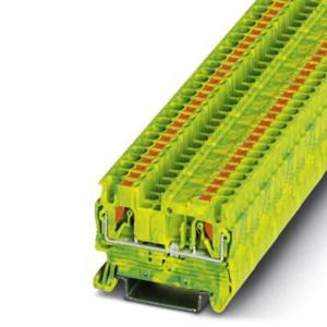 Phoenix Contact 3209536 Aardklem 3-etages 5.2 mm Snelaansluiting Groen, Geel 1 stuk(s)