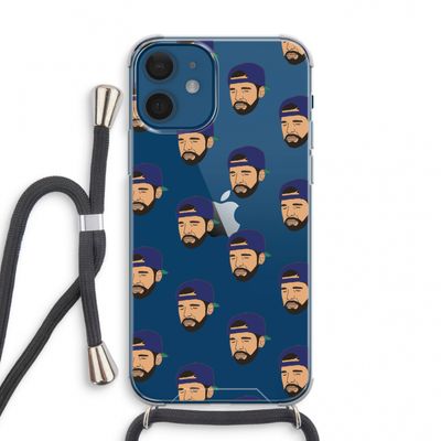 Drake Away: iPhone 12 mini Transparant Hoesje met koord