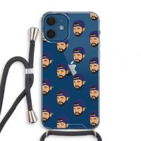 Drake Away: iPhone 12 mini Transparant Hoesje met koord