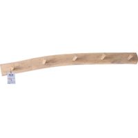 1x Teak Houten Kapstokken Met 5 Haken 80 Cm - Kapstokken - thumbnail