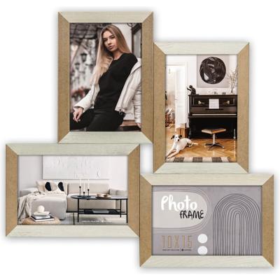 Zep Fotolijst DN496W Vercelli White 4Q 4x 10x15 cm
