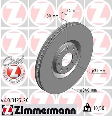 Remschijf Coat Z 440312720