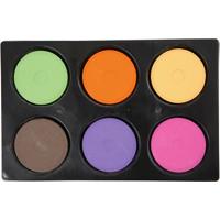 Colortime Waterverf, h: 19 mm, d 57 mm, extra kleuren, 1 doos